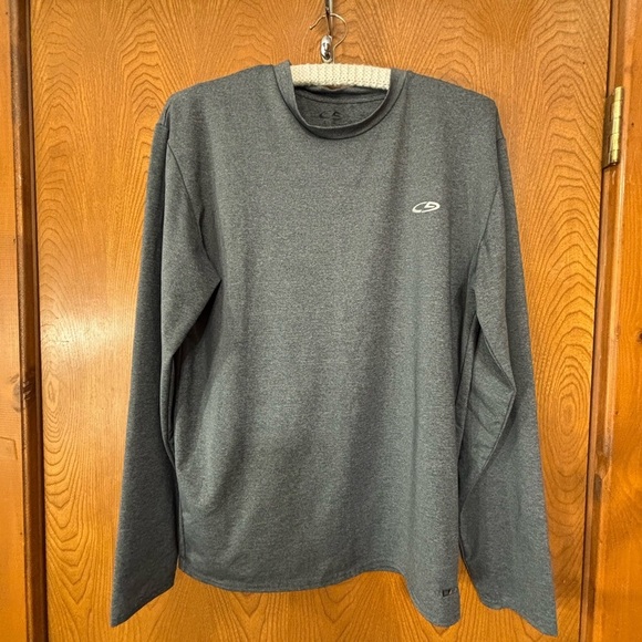Champion Other - Gray Long Sleeve Men's Athletic Duo Dry Shirt